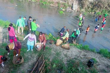 वाग्मती सफाइ महाअभियानको ६७० औं सप्ताह सम्पन्न - img