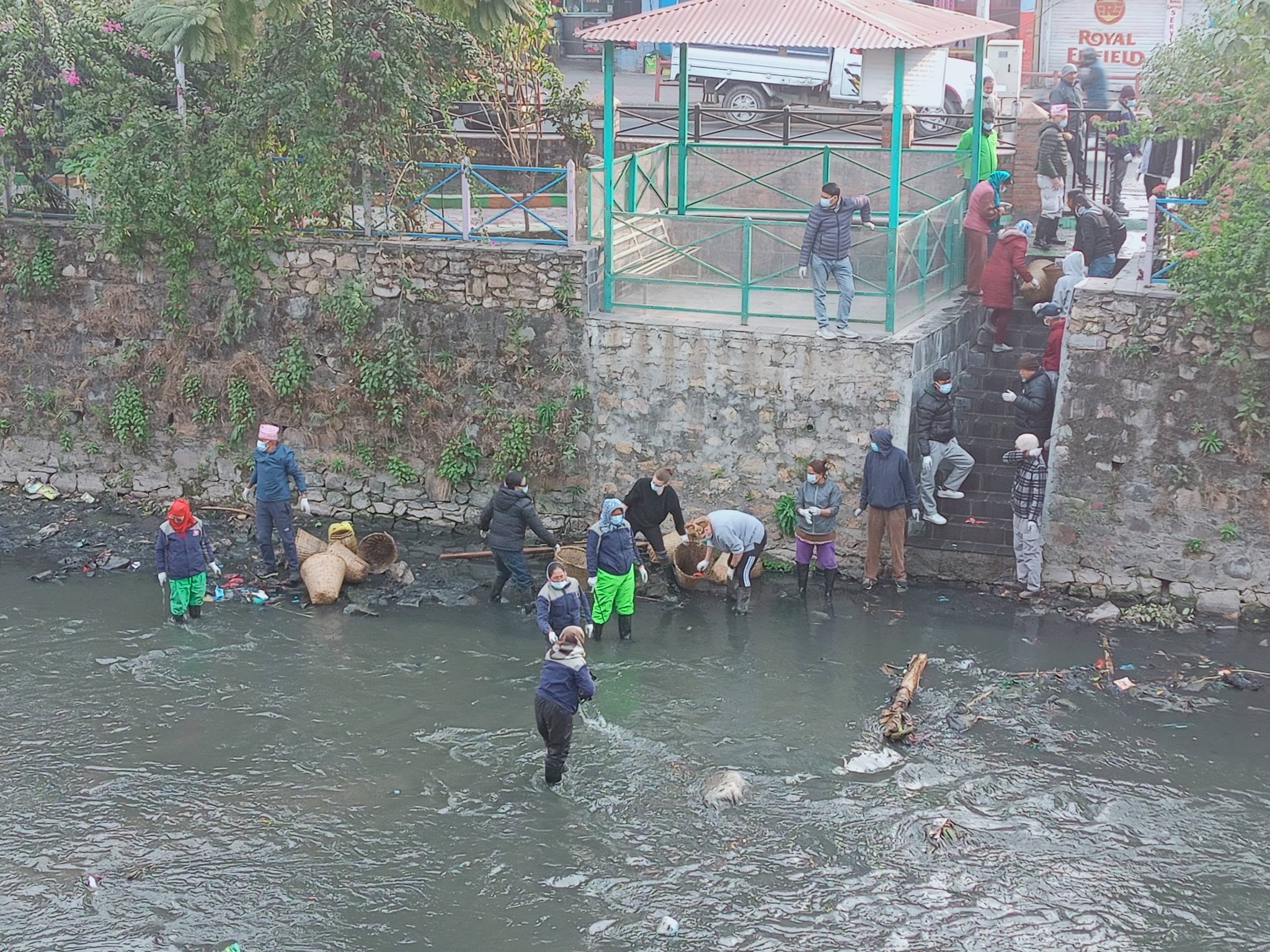 वाग्मती सफाइ महाअभियानको ६६३ औं सप्ताह सम्पन्न