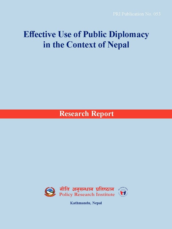 Effective use of Public Diplomacy in the Context of Nepal