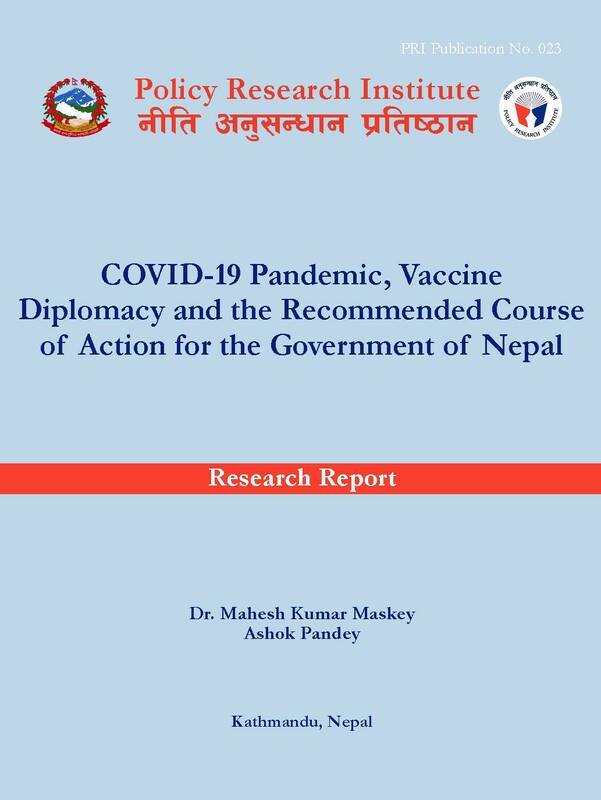 COVID-19 Pandemic, Vaccine Diplomacy and the Recommended Course of Action for the Government of Nepal