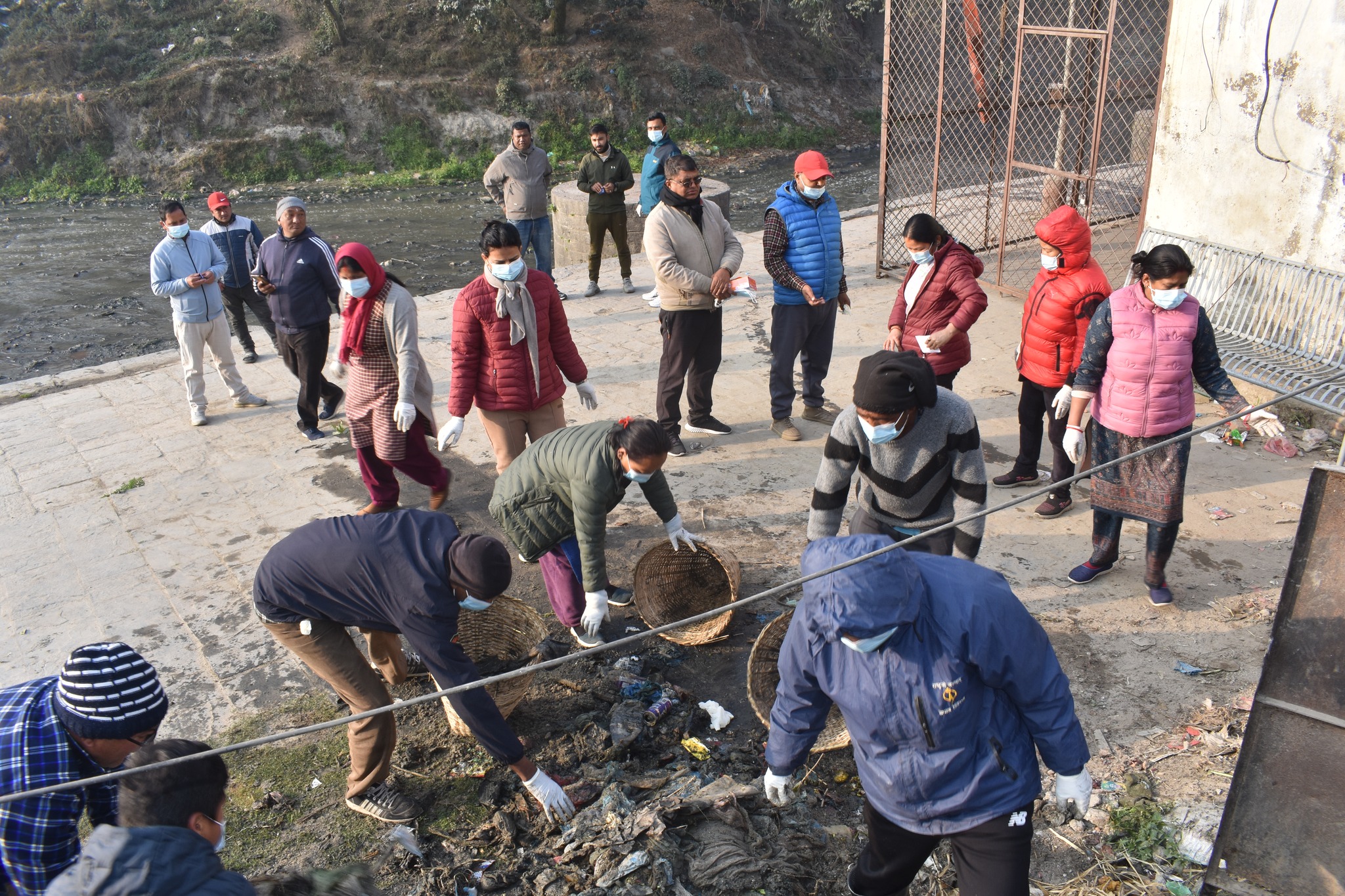 वाग्मती सफाइ महाअभियानको ६१५औं सप्ताह सम्पन्न