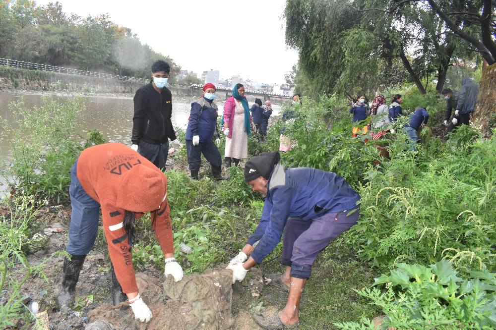 वाग्मती सफाइ महाअभियानको ६२३ औं सप्ताह सम्पन्न
