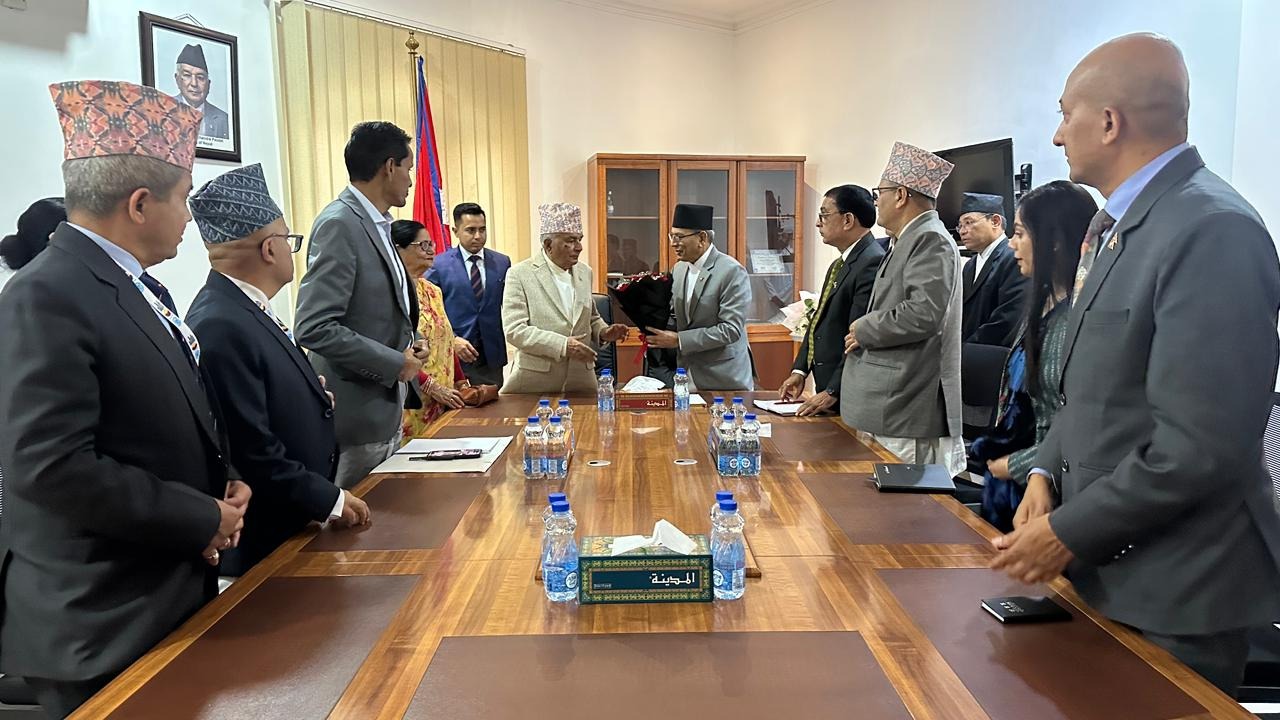 Press Release: Day One of the Visit of the Rt. Honorable President of Nepal to WSSD-2