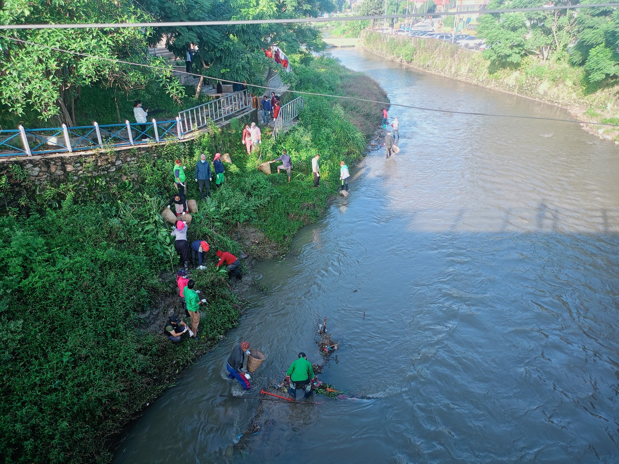 वाग्मती सफाइ महाअभियानको ६४५ औं सप्ताह सम्पन्न