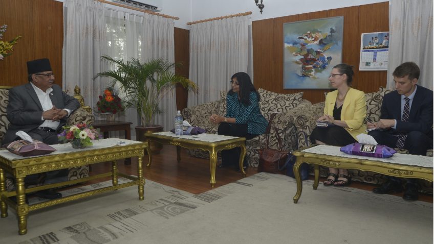 अमेरिकाको सहयोग र सद्भावप्रति प्रधानमन्त्रीद्वारा आभार