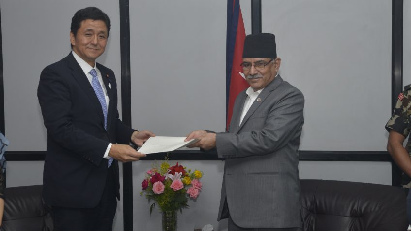 जापानका परराष्ट्र राज्यमन्त्री नोबु किसिसँग भेट