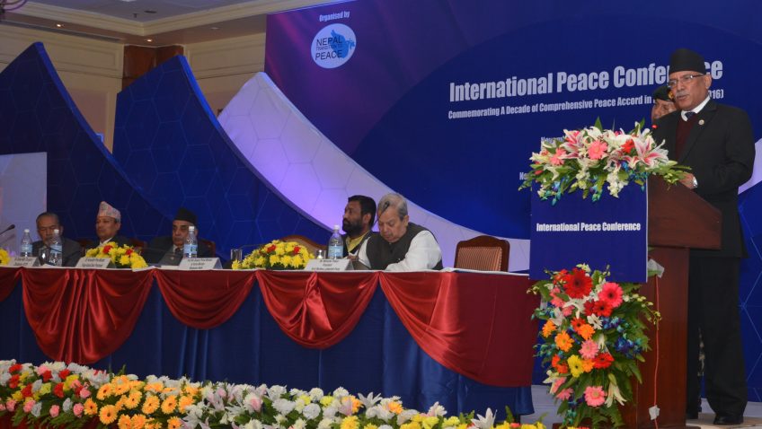 हाम्रोजस्तो शान्ति प्रक्रिया विकसित देशमा भएको भए छुट्टै महत्व पाउथ्यो, ‘प्रधानमन्त्री’