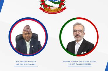 Press Release- Hon. Mr Shisir Khanal and H.E. Mr Paulo Rangel Hold Telephone Conversation - img