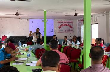 मिति २०८२।०३।०५ गते गुर्भाकोट नगरपालिका, सुर्खेतमा कानून निर्माण सम्बन्धी स्थानीय तहसँग अन्तरक्रिया सम्बन्धी कार्यक्रम सम्पन्न । - img