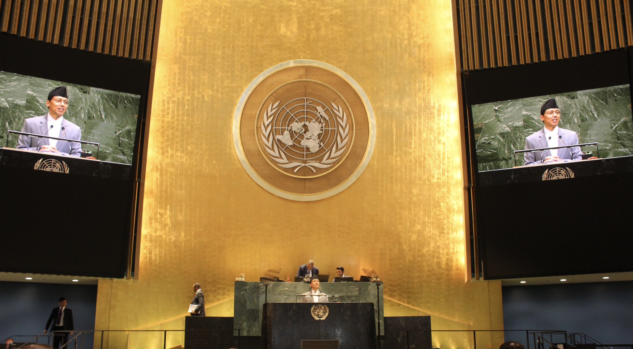 Press Release-Nepal’s Permanent Representative Addresses the 80th Session of the UN General Assembly in New York