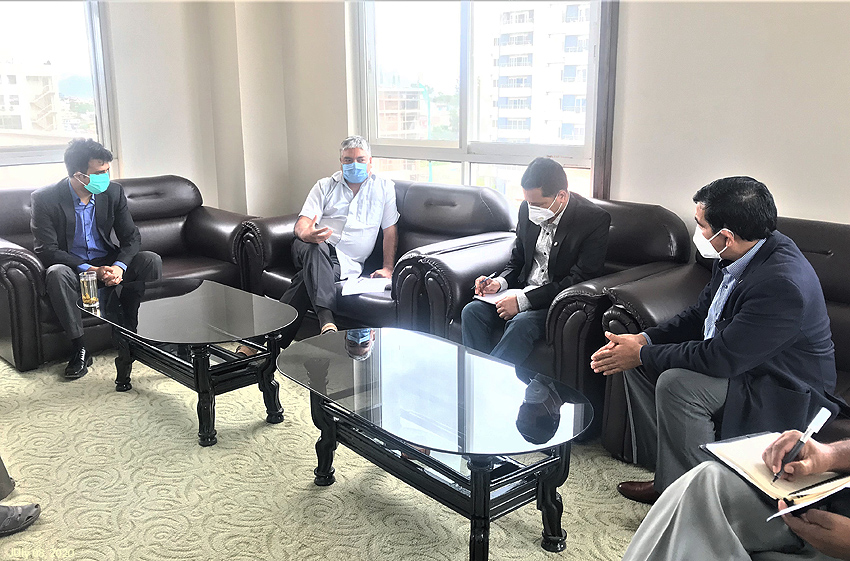 नीति अनुसन्धान प्रतिष्ठान र नेपाल कानून क्याम्पसबीच संस्थागत सहकार्यका लागि छलफल