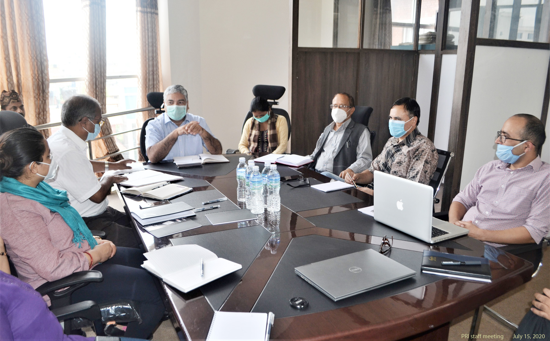 नीति अनुसन्धान प्रतिष्ठानको मासिक कर्मचारी बैठक सम्पन्न