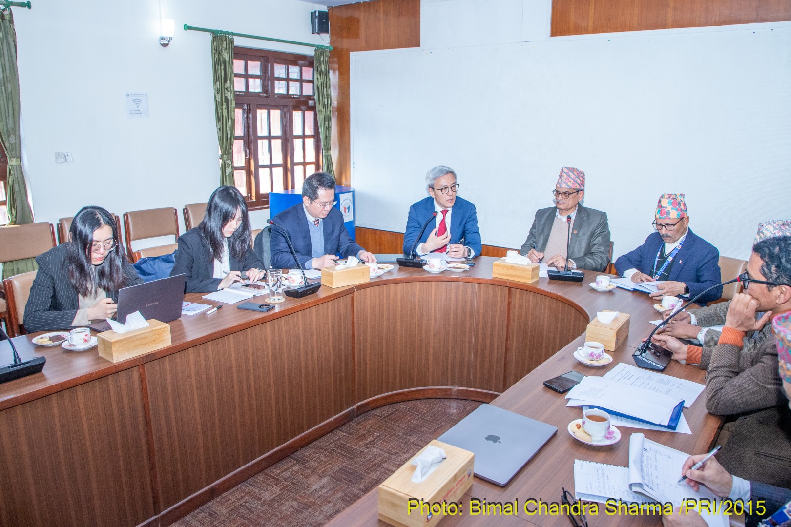 नीति अनुसन्धान प्रतिष्ठान र चीनको शांघाई इन्स्टिच्युट फर इन्टरनेशनल स्टडिजबिच अन्तरक्रिया सम्पन्न