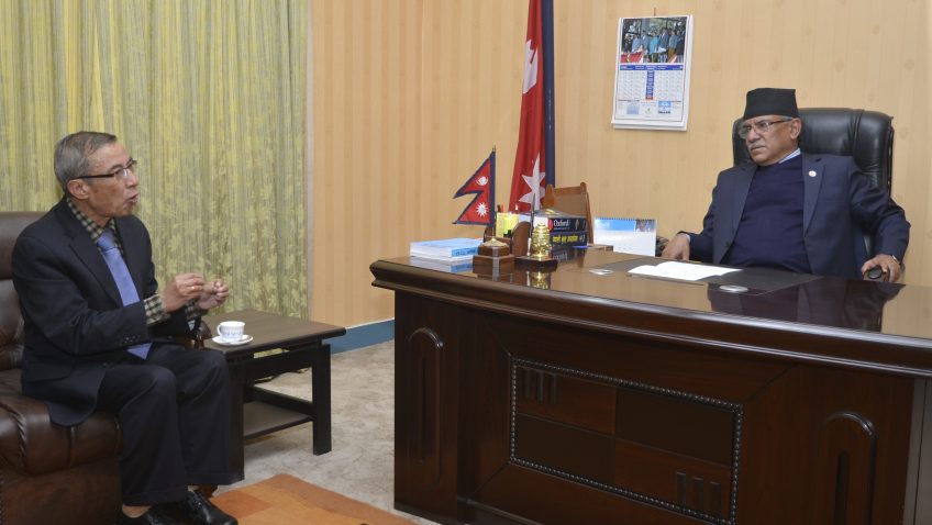 प्रधानमन्त्री र सार्क महासचिवबीच भेट