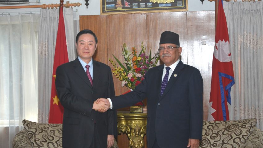 पोलिट्ब्यूरो नेता छिबाओद्वारा प्रधानमन्त्रीसँग भेट