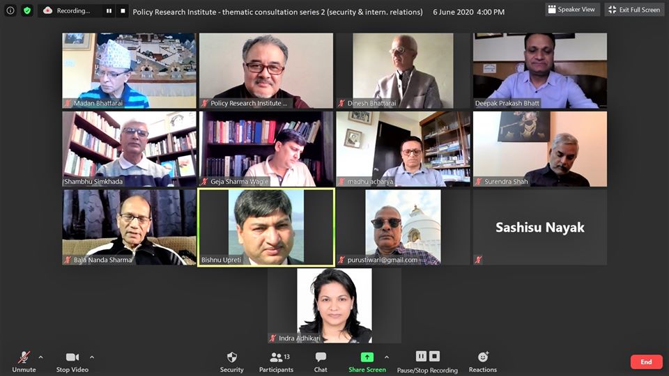 विषयगत परामर्श शृंखला २ (सुरक्षा र अन्तर्राष्ट्रिय सम्बन्ध)