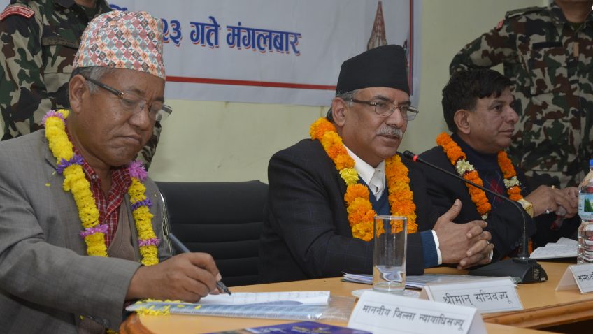 प्रधानमन्त्रीद्धारा खोटाङका कार्यालय प्रमूखहरुलाई निर्देशन