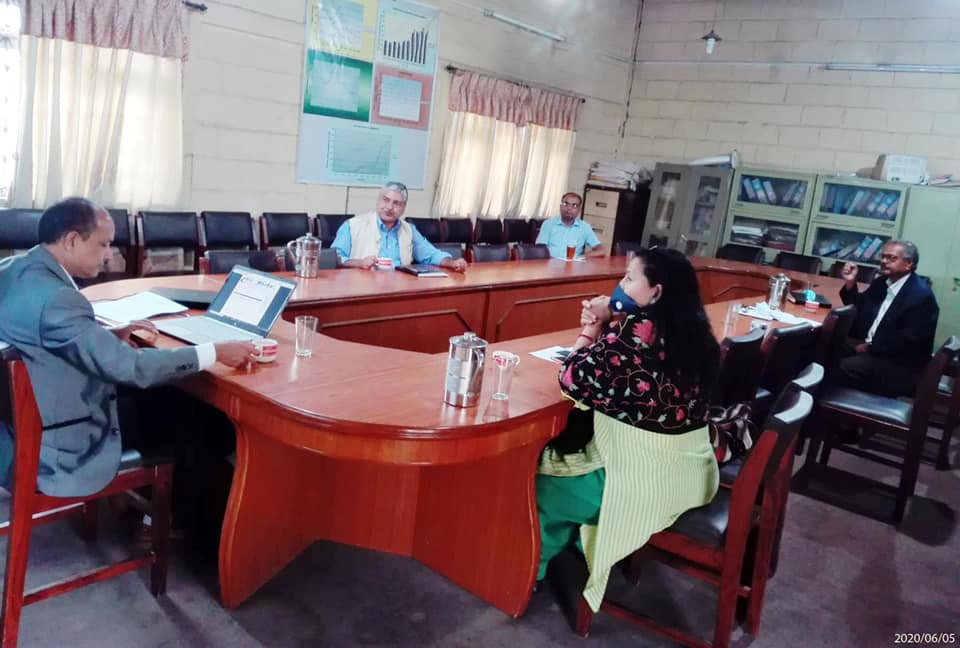 नीति अनुसन्धान प्रतिष्ठान र त्रिभुवन विश्वविद्यालय, केन्द्रीय अर्थशास्त्र विभागबीच संस्थागत अनुसन्धान सहकार्य सम्बन्धी बैठक