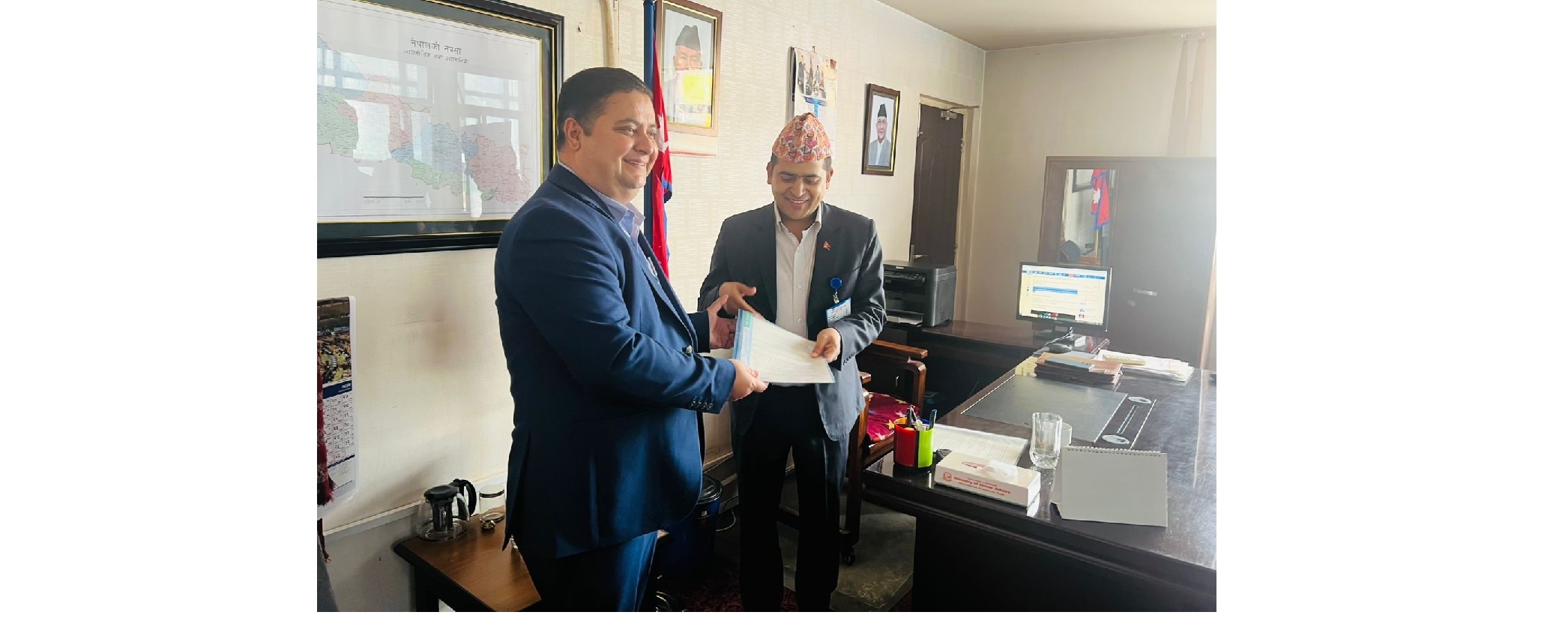 सम्पत्ति शुद्धीकरण अनुसन्धान विभाग र कसूरजन्य सम्पत्ति व्यवस्थापन विभाग बीच समझदारी(MOU) पत्रमा हस्ताक्षर